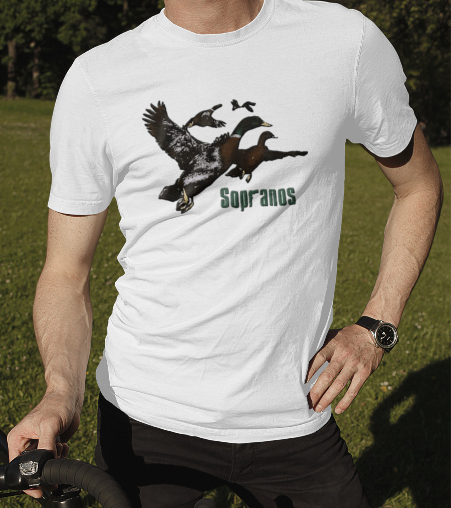 Sopranos Ducks Flying Scene Iconic TV Show Moment T-Shirt