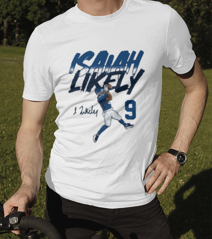 Isaiah Likely Catch Pose 9 New York Giants T-Shirt