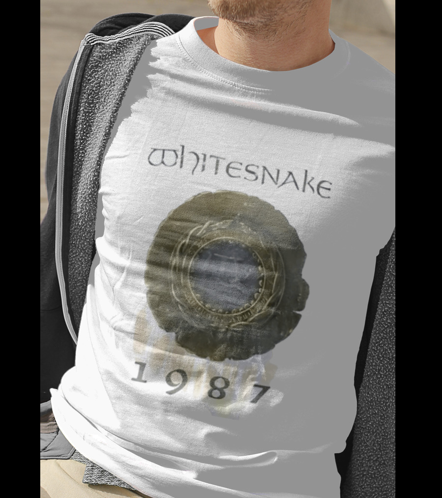 Whitesnake 1987 Album Cover Hard Rock Heavy Metal Band T-Shirt