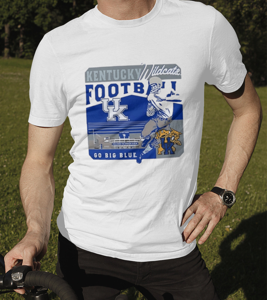 Kentucky Wildcats Football Go Big Blue Kroger Field UK Wildcats T-Shirt