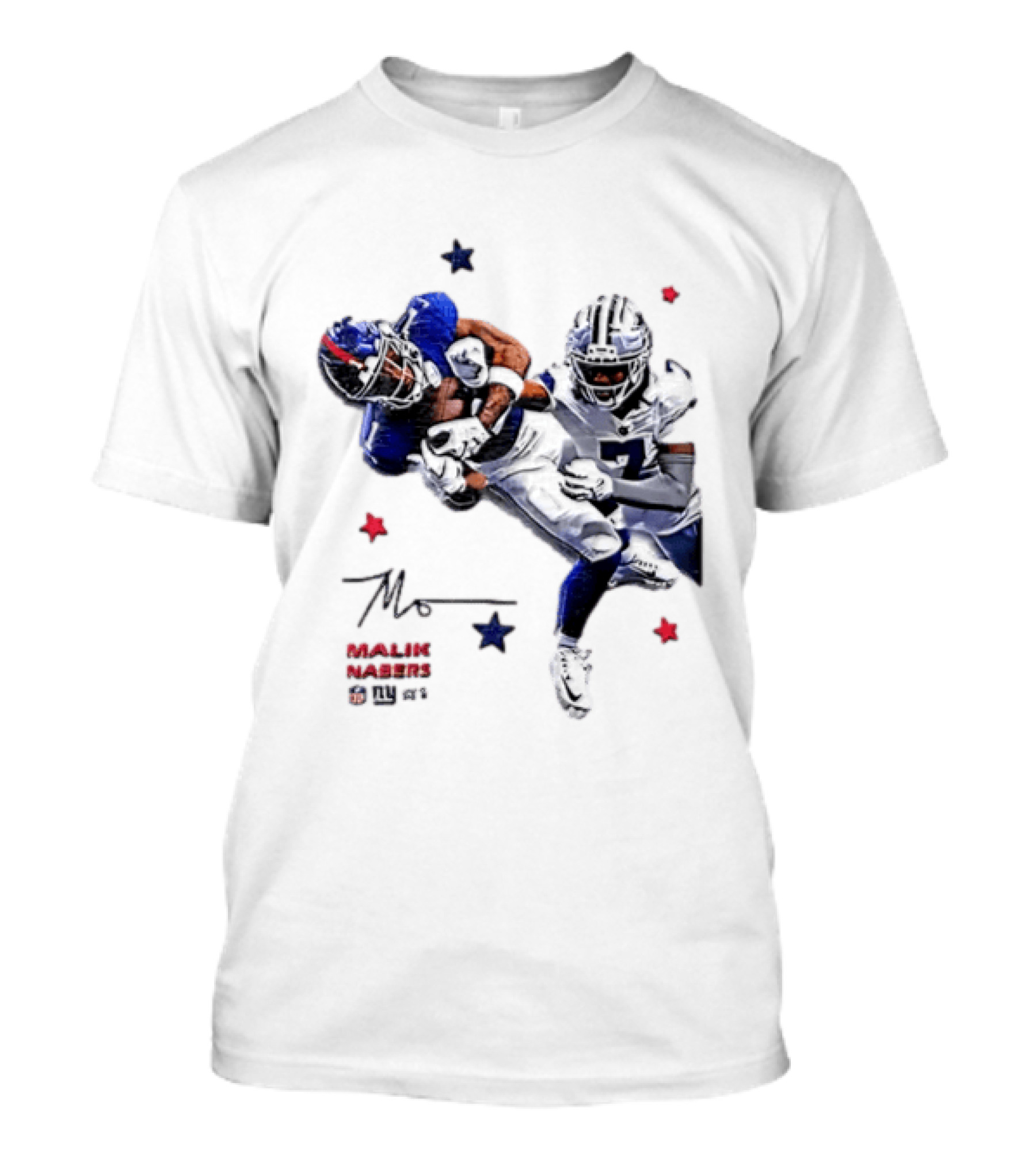Malik Nabers New York Giants Cowboys Matchup Highlight T-Shirt