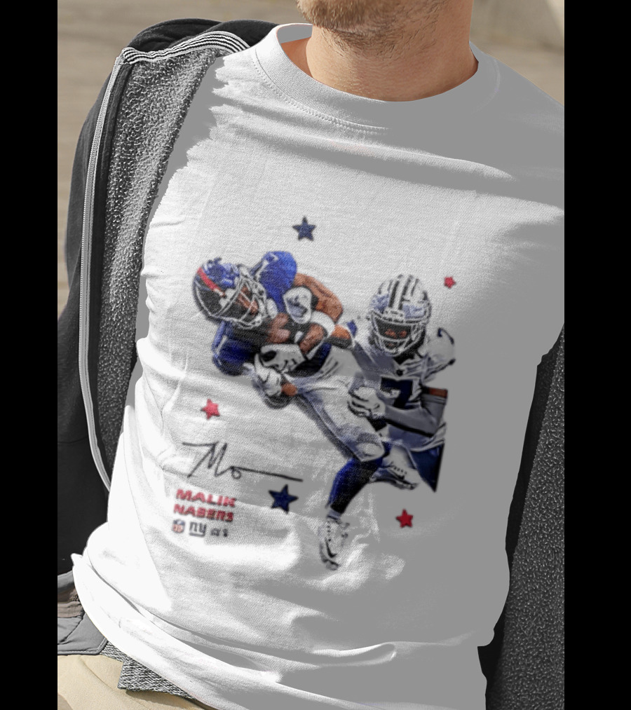 Malik Nabers New York Giants Cowboys Matchup Highlight T-Shirt