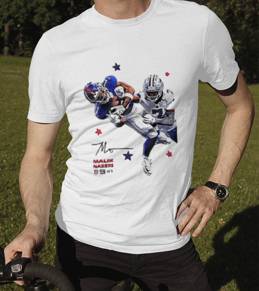 Malik Nabers New York Giants Cowboys Matchup Highlight T-Shirt