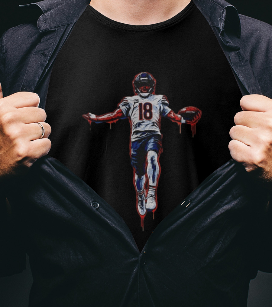Chicago Bears Caleb Williams Number 18 Football Legend T-Shirt