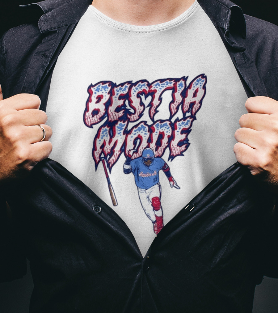 Ronald Acuña Jr Bestia Mode Baseball Atlanta Braves T-Shirt