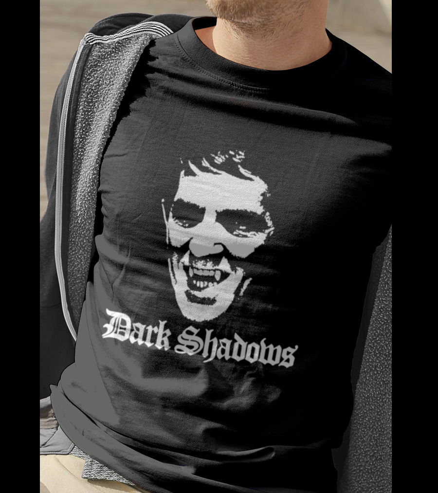 Dark Shadows Barnabas Collins Vampire Face Iconic Series T-Shirt
