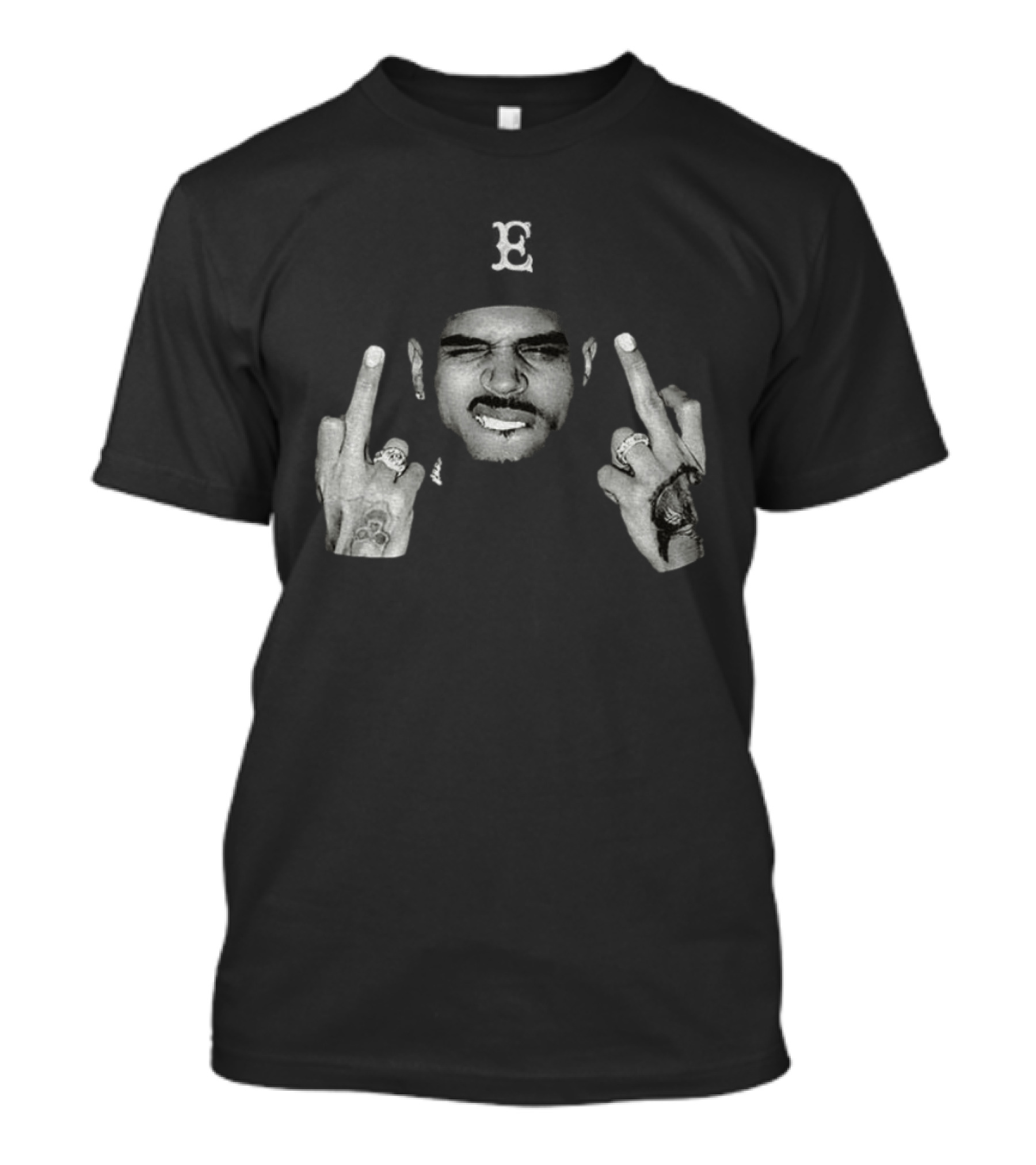 Usher Chris Brown Tour Middle Finger Gesture T-Shirt