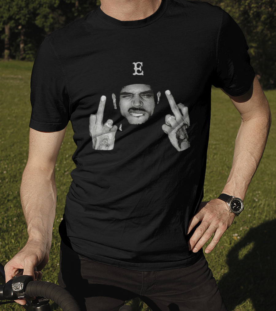 Usher Chris Brown Tour Middle Finger Gesture T-Shirt