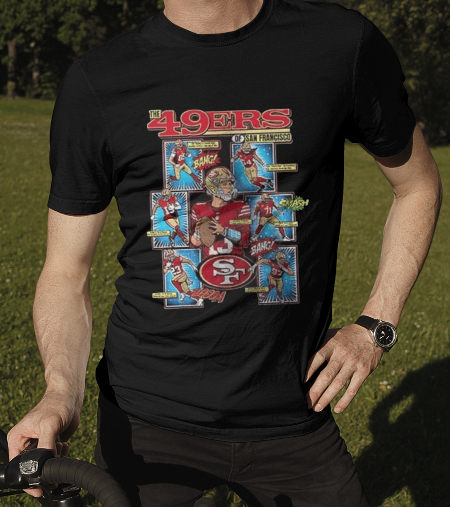 The 49ers Of San Francisco All Stars Comic Bang Smash SF 49ers T-Shirt