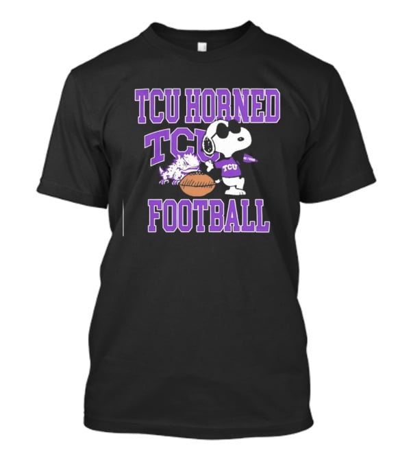 TCU Horned Frogs Football Snoopy Go Frogs T-Shirt