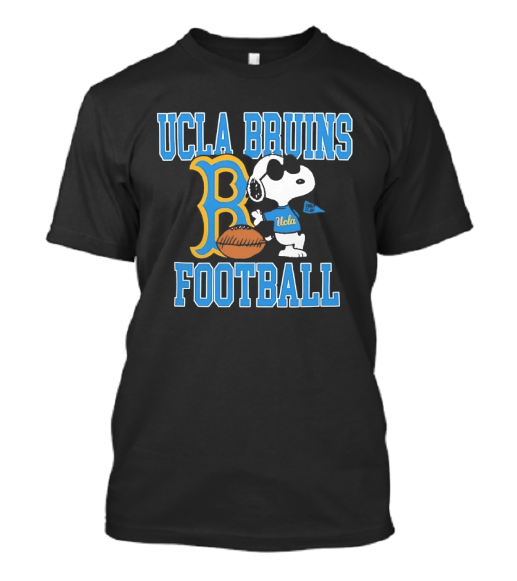 UCLA Bruins Football Snoopy Peanuts Eight Clap T-Shirt