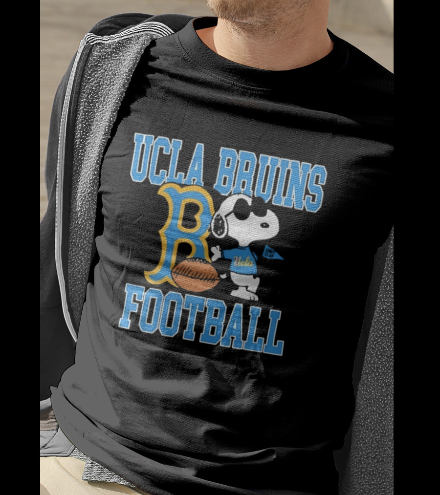 UCLA Bruins Football Snoopy Peanuts Eight Clap T-Shirt