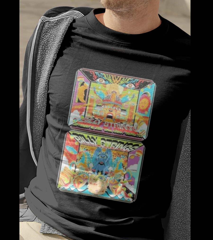 Billy Strings Denver Co 2026 Ball Arena September 18 19 Sun Moon Celestial Faces Cosmic T-Shirt