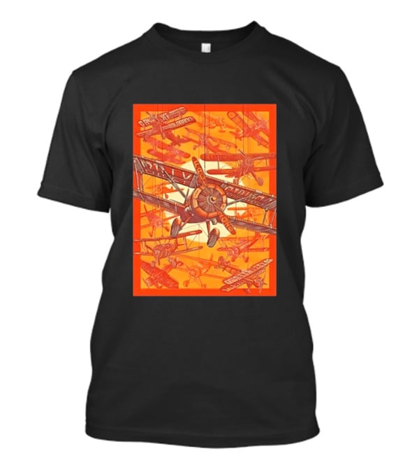 Biplane Airshow Eugene And Austin Adventure T-Shirt