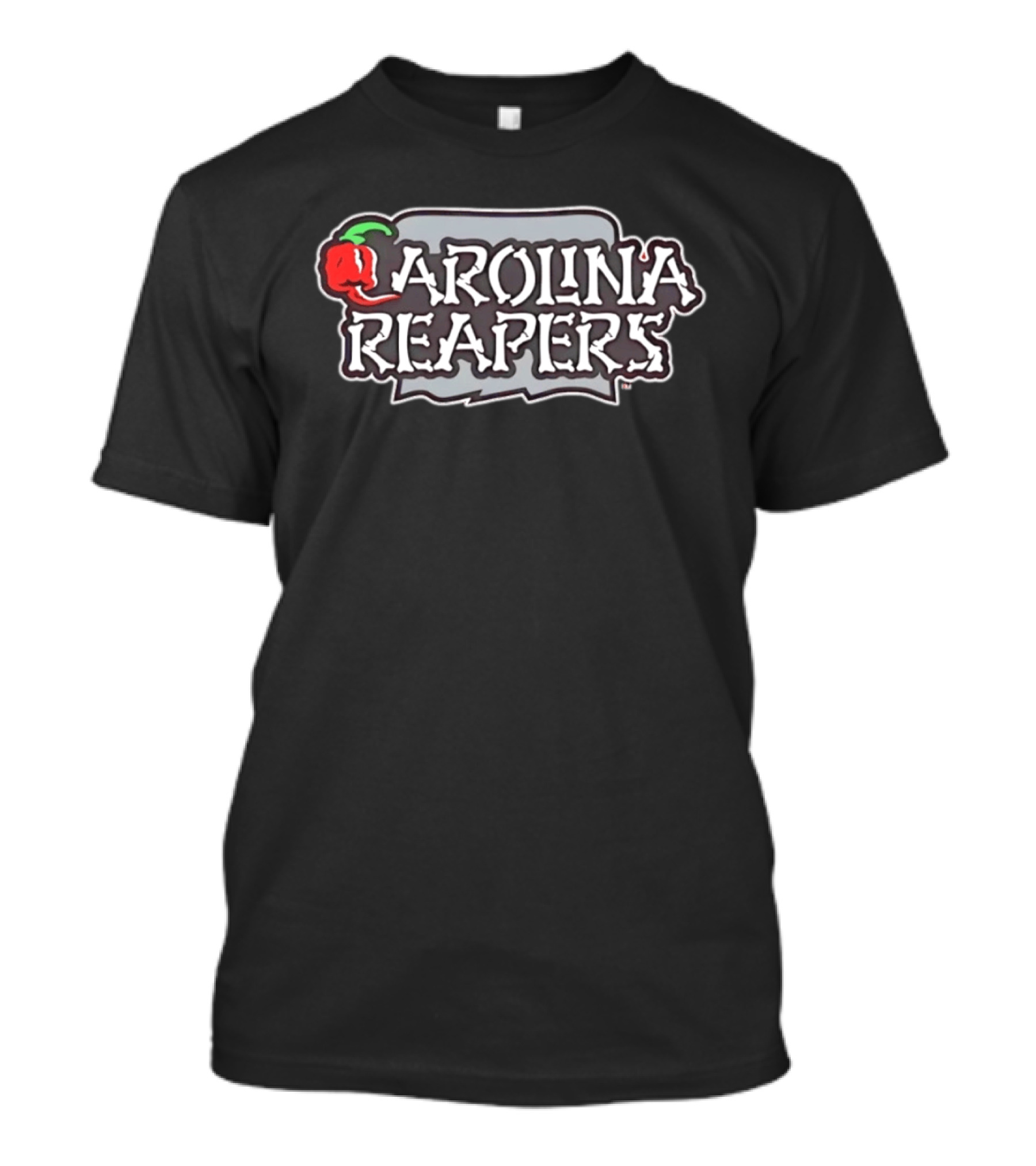 Carolina Reapers Spicy Pepper Hot Sauce Red Green T-Shirt