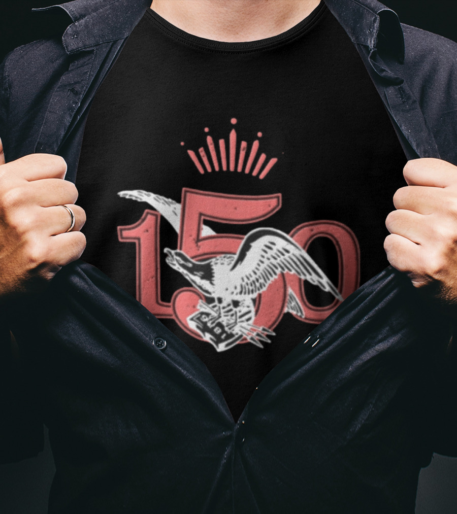 Texas A And M University 150th Anniversary 1876 Eagle Crown T-Shirt
