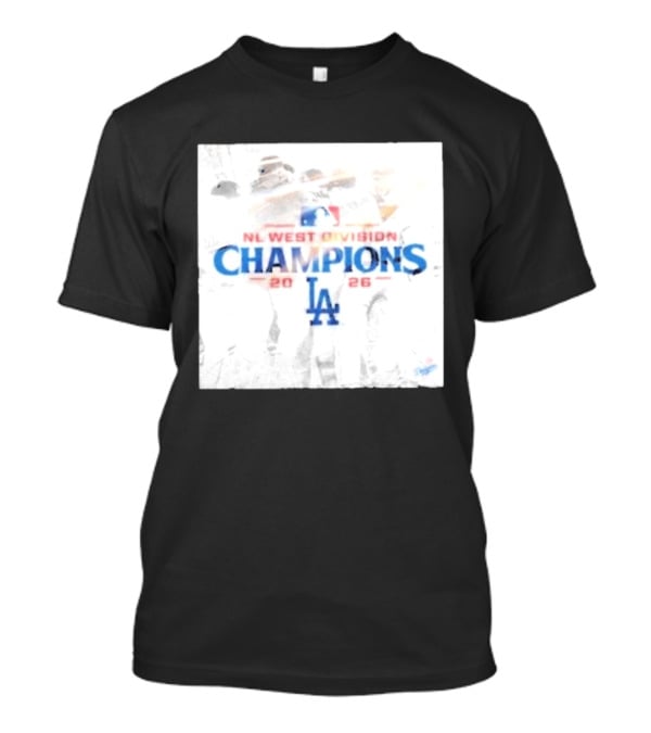 NL West Division Champions 2026 LA Dodgers MLB T-Shirt