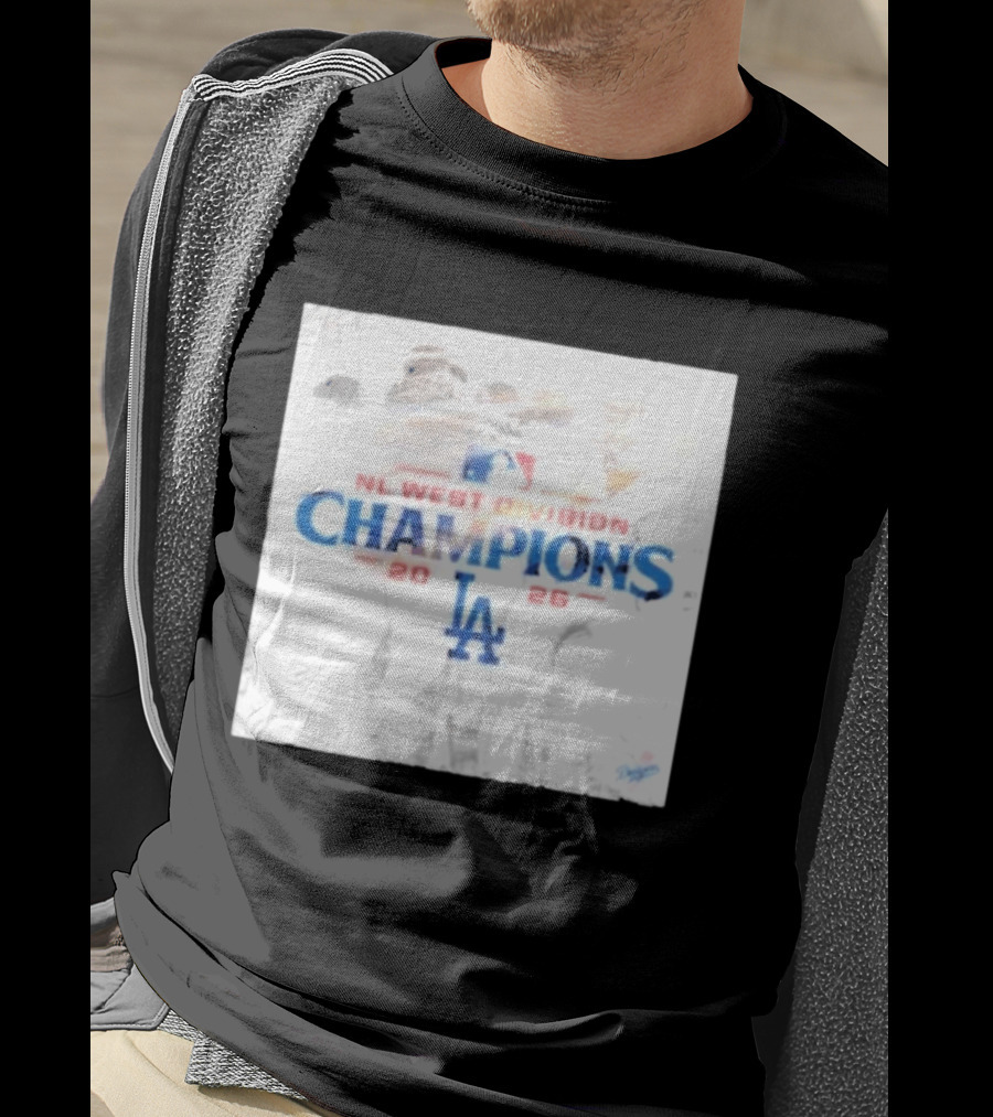 NL West Division Champions 2026 LA Dodgers MLB T-Shirt