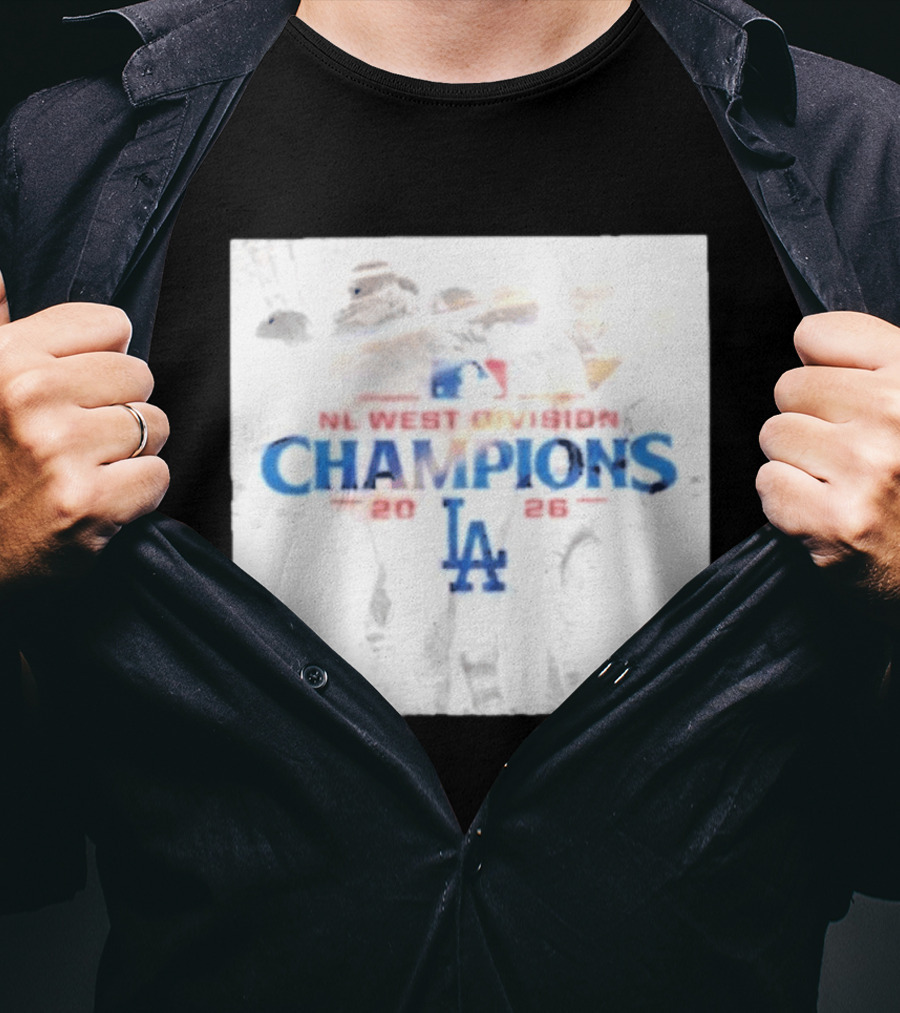 NL West Division Champions 2026 LA Dodgers MLB T-Shirt