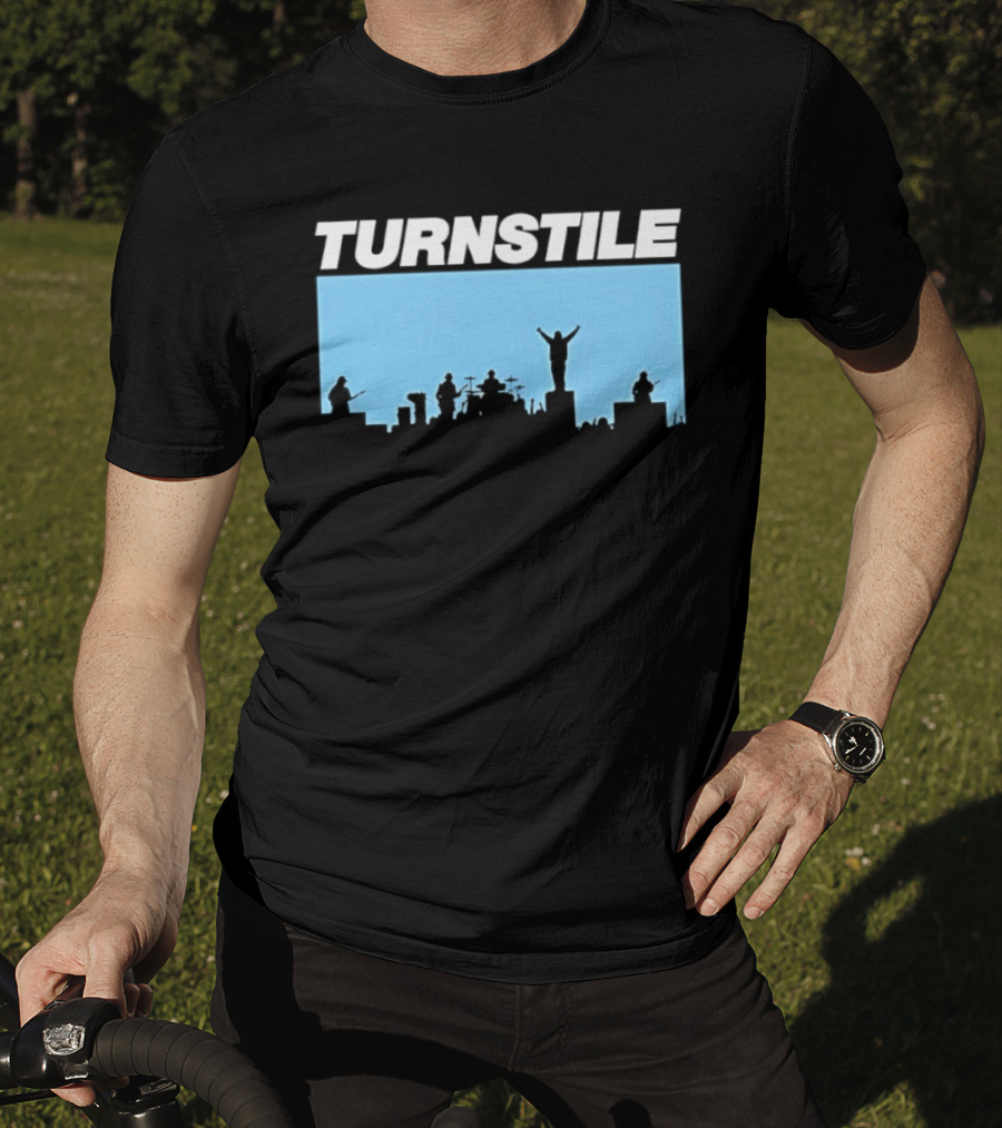 Turnstile Band Skyline Performance Hardcore T-Shirt