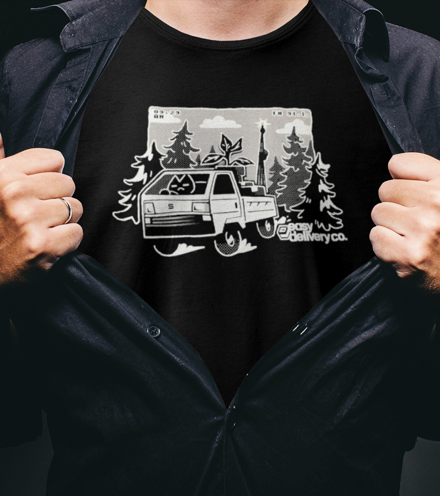 Easy Delivery Co Fangamer Gaming Truck Scene Forest Adventure T-Shirt