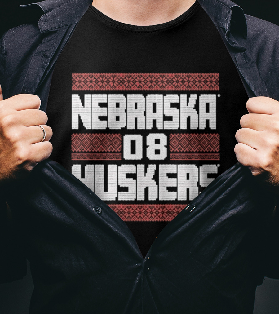 Nebraska 08 Huskers College Football NCAA T-Shirt