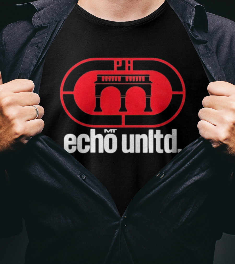 Echo Unltd Red Archway Icon Urban Fashion T-Shirt