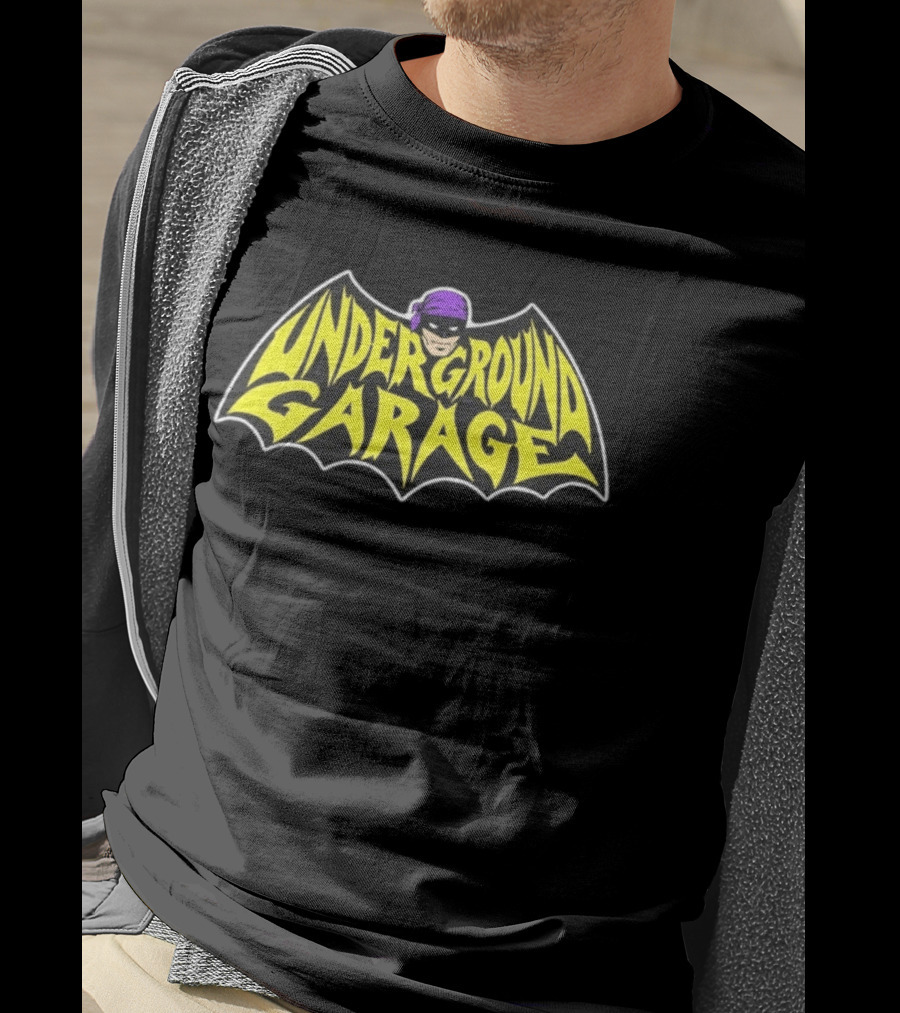 Underground Garage Superhero Bat Comic Masked Hero T-Shirt