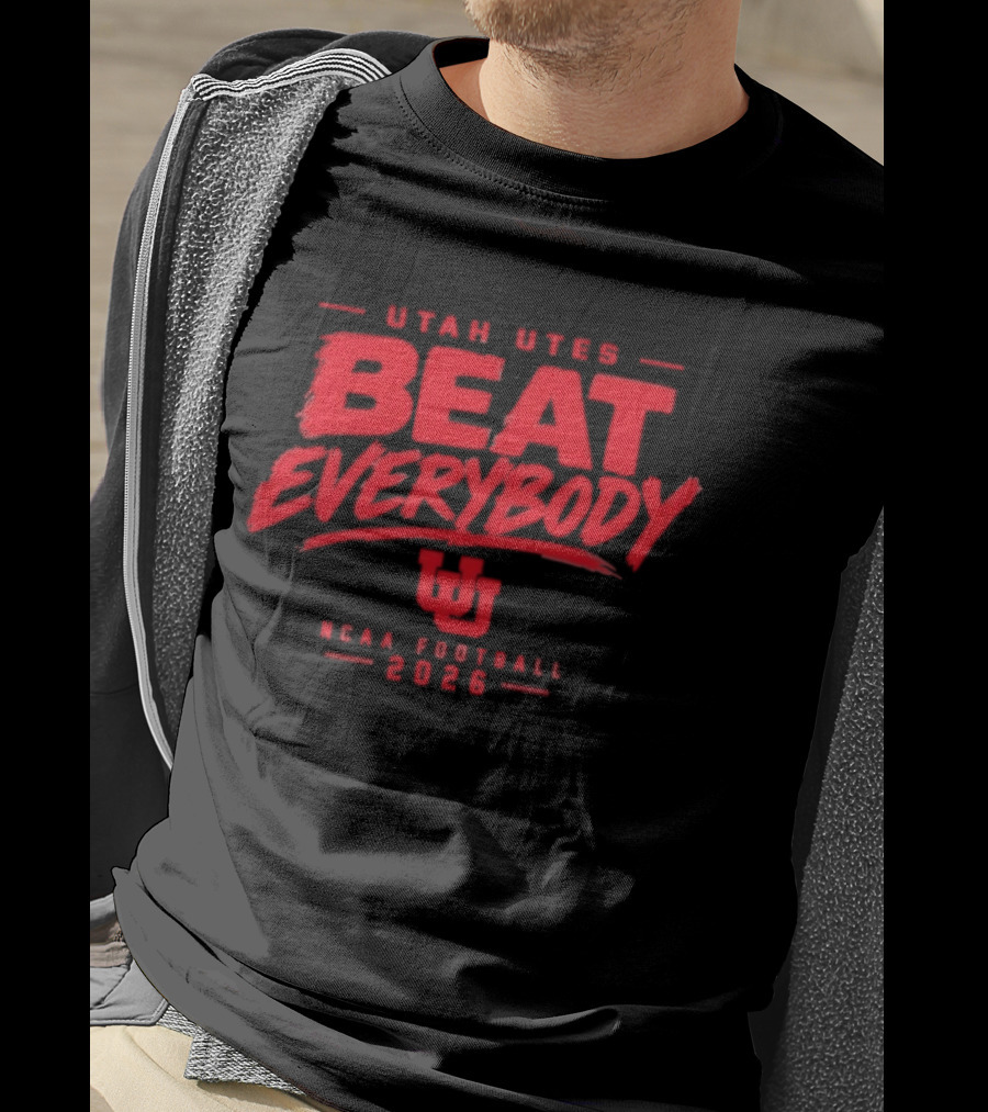 Utah Utes Beat Everybody NCAA Football 2026 T-Shirt