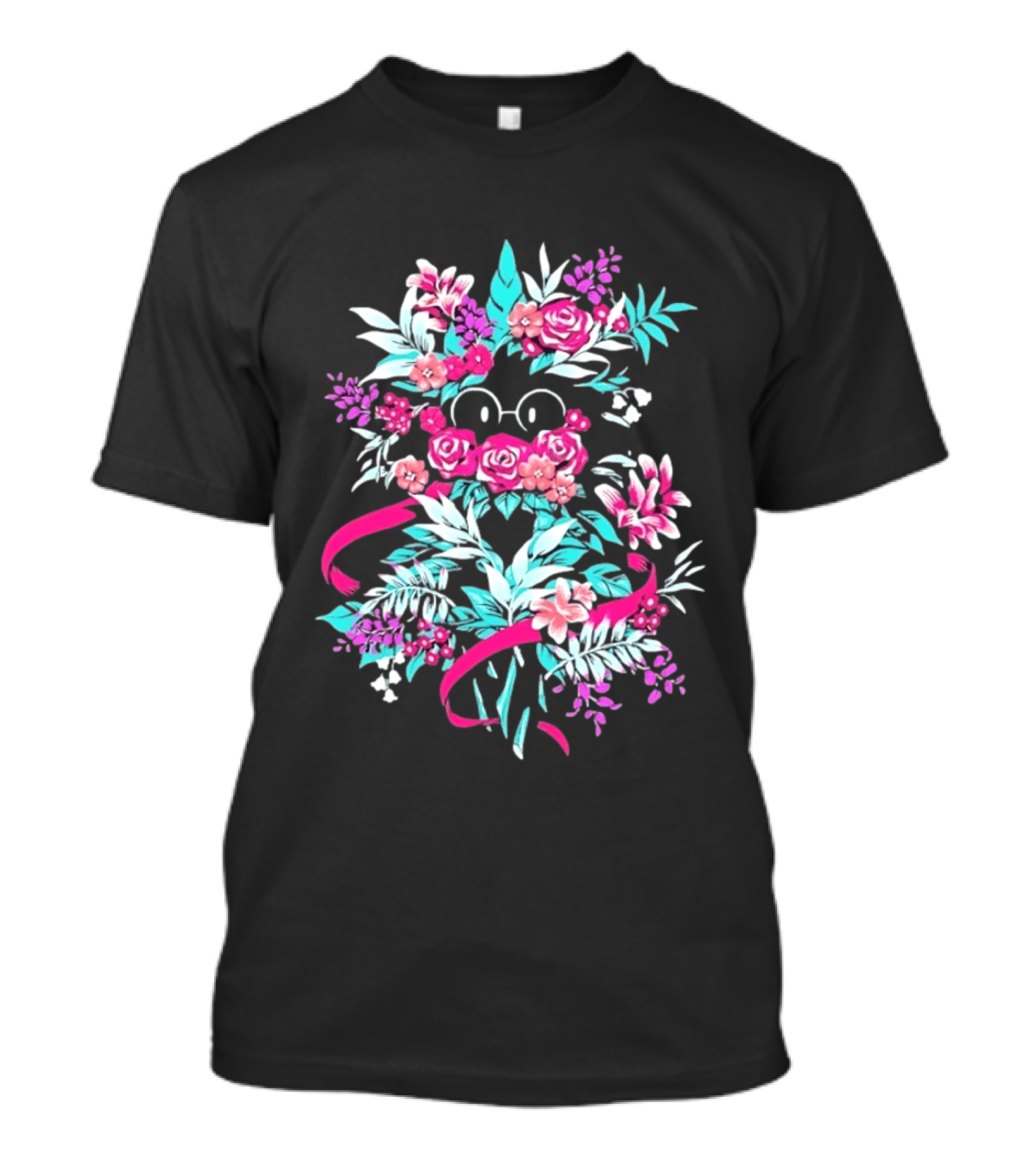 Floral Wizardry Bouquet Glasses Magic Blossoms T-Shirt