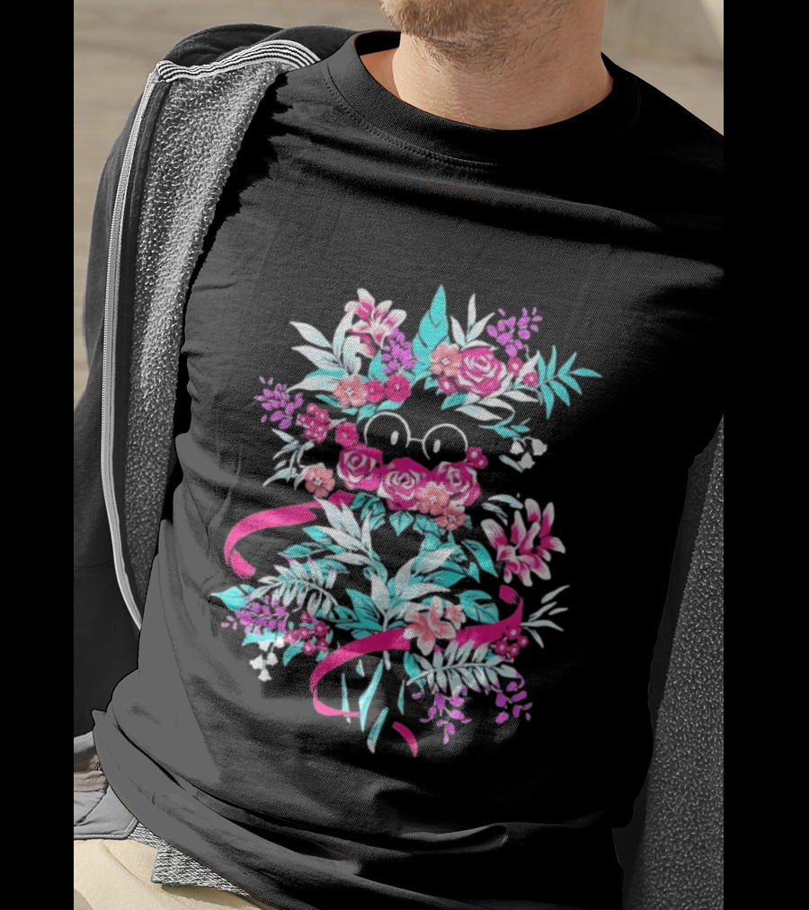 Floral Wizardry Bouquet Glasses Magic Blossoms T-Shirt