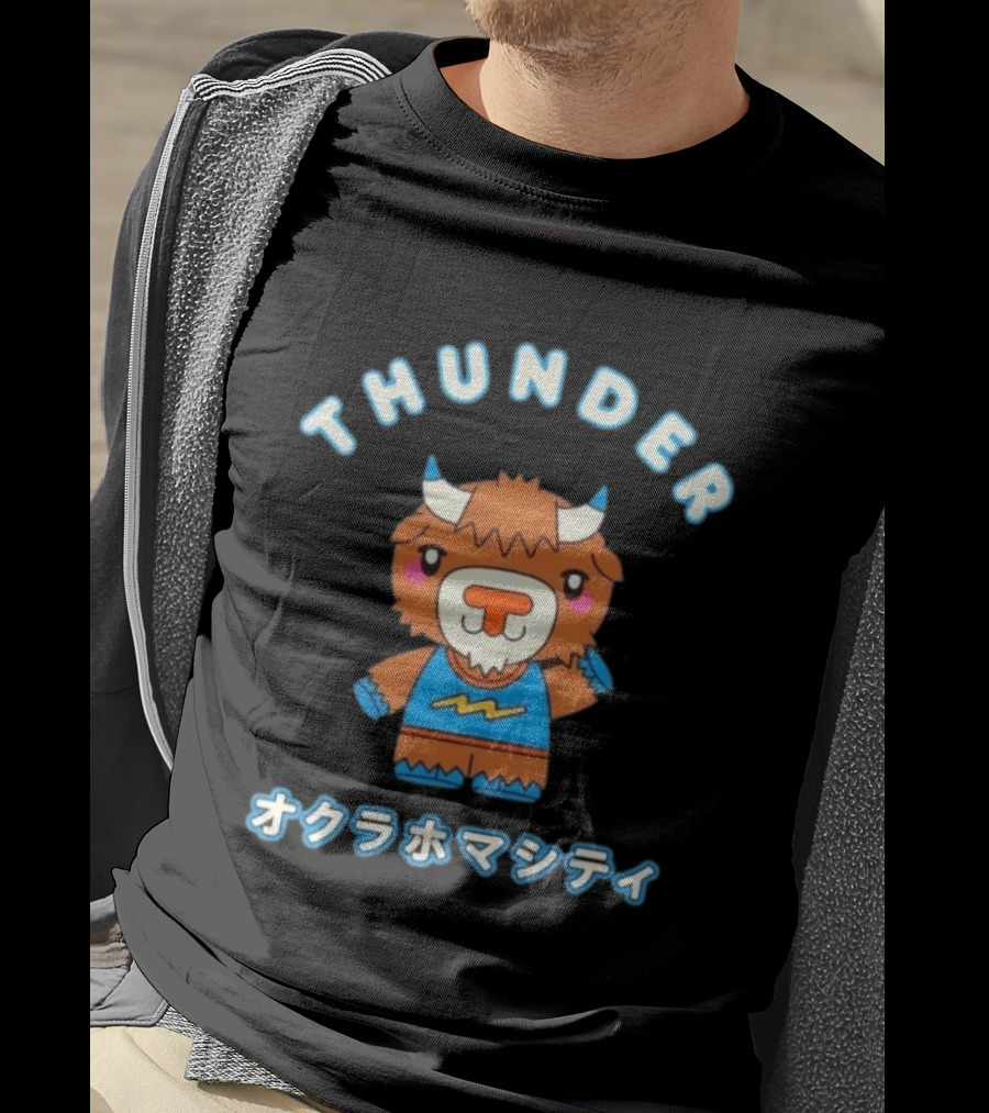 THUNDER Oklahoma City Kawaii T-Shirt