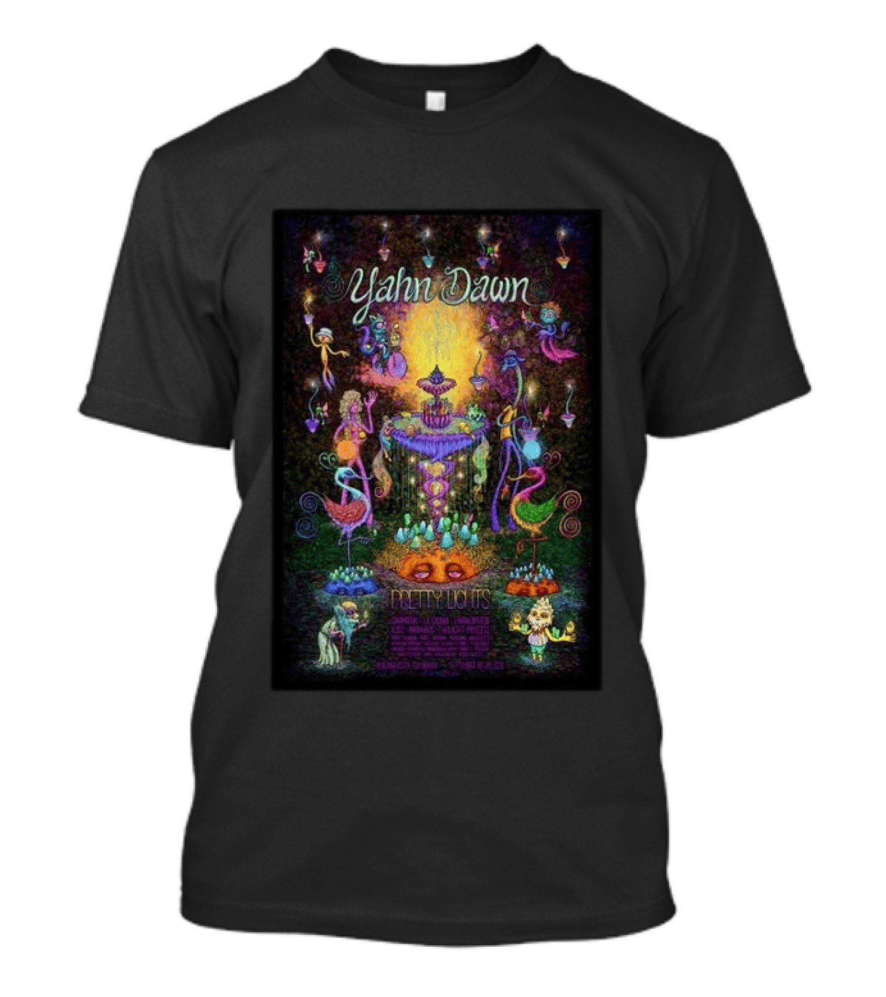 Pretty Lights Yahn Dawn 09.18.2026 Limited Festival Buena Vista Colorado Psychedelic Artistry T-Shirt