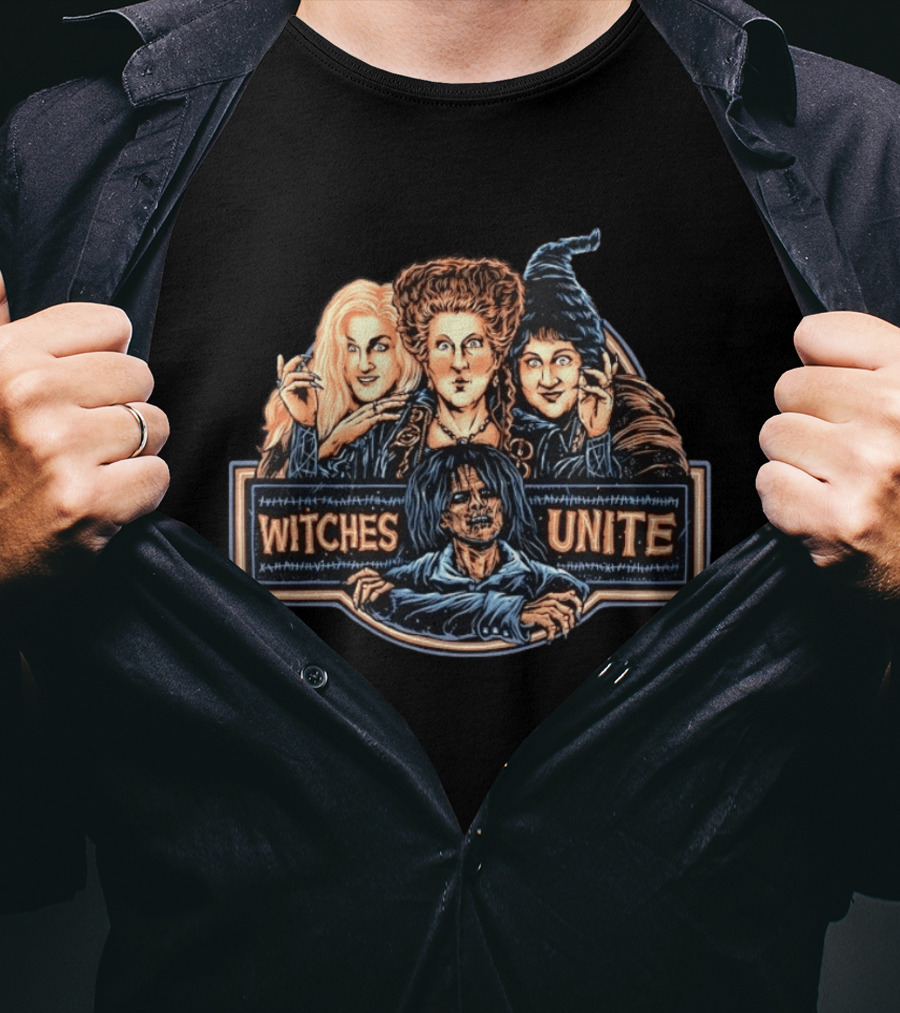 Witches Unite Sanderson Sisters Halloween Hocus Pocus T-Shirt