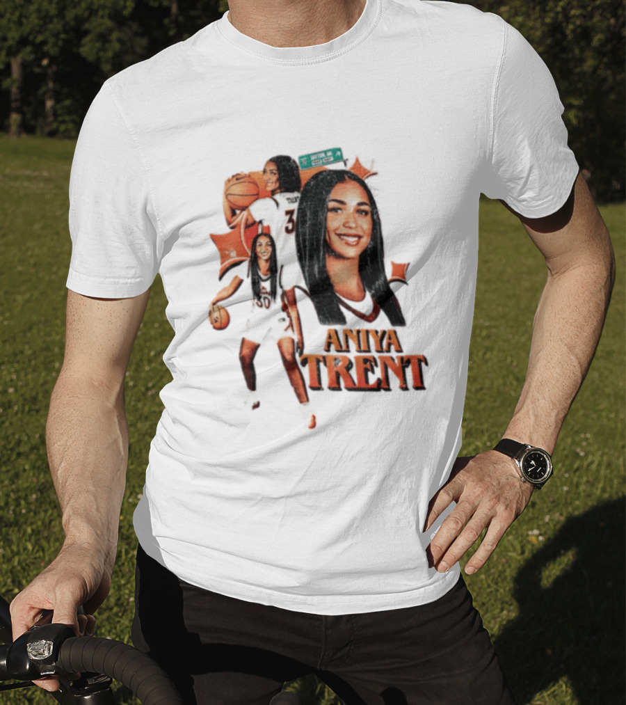 Aniya Trent Dayton Ohio Basketball Player The Burg Sign T-Shirt