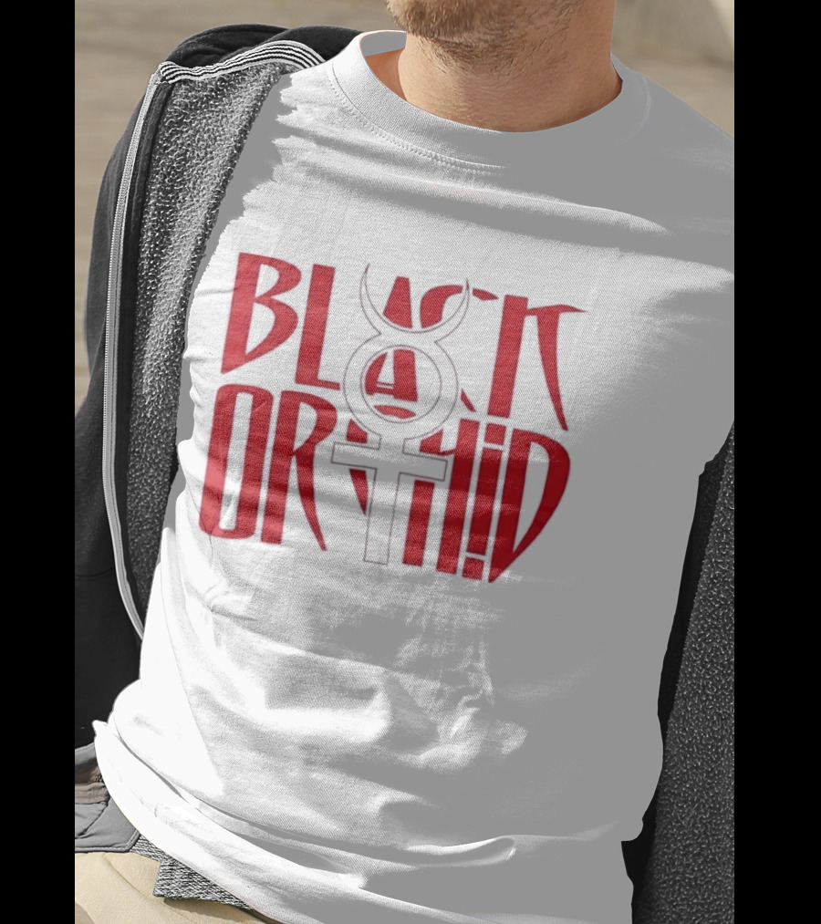 Black Orchid Venus Symbol Red T-Shirt