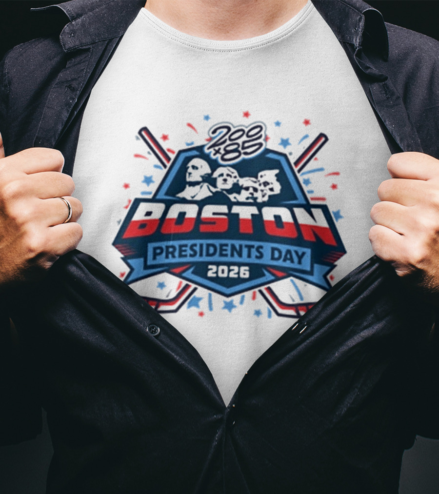Boston Presidents Day 2026 200×85 Tournament Series T-Shirt