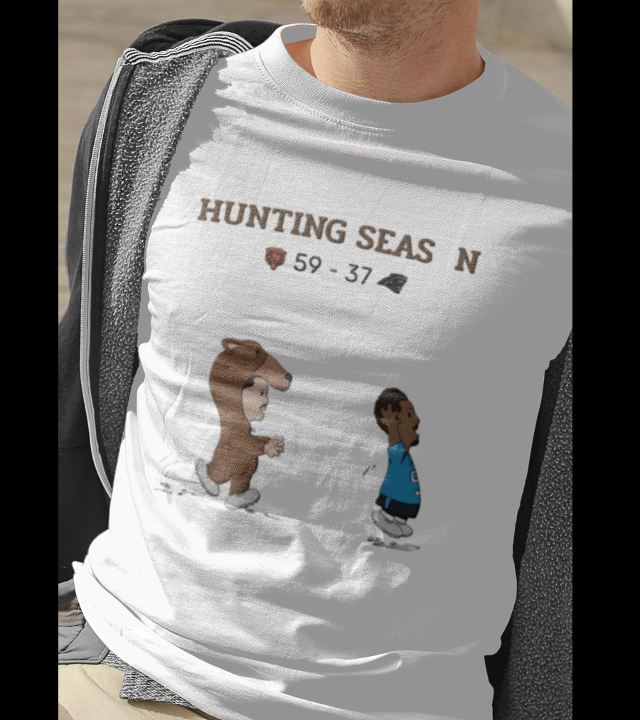 Hunting Season Chicago Bears 59 37 Carolina Panthers T-Shirt