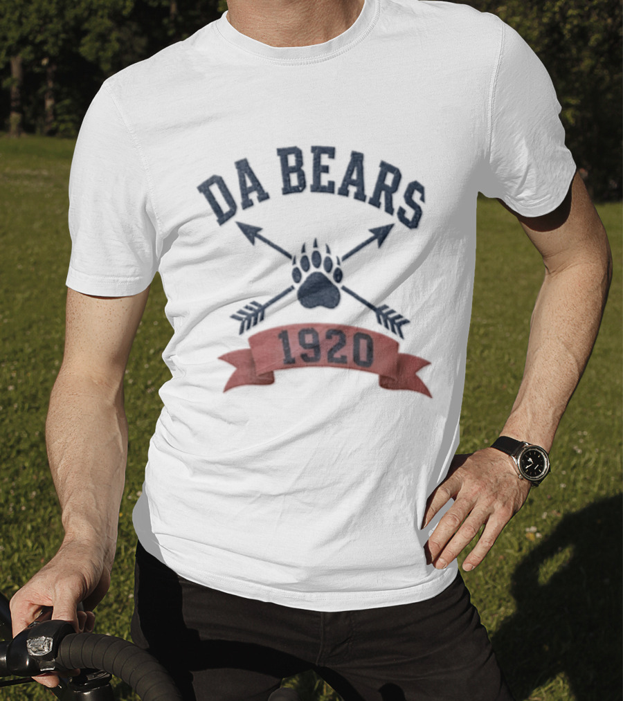 Chicago Bears Da Bears 1920 Paw Crossed Arrows T-Shirt