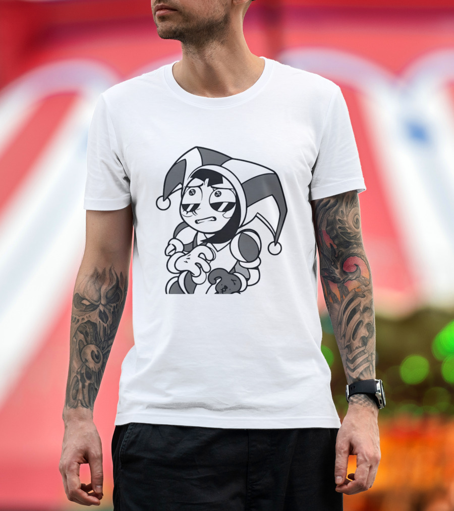 Jester Indie Animation Character Glitch Productions T-Shirt