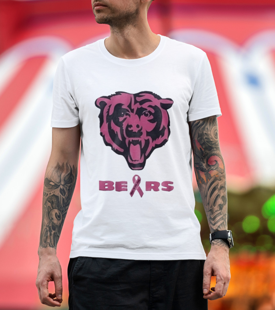 Chicago Bears Real Fans Wear Pink Breast Cancer Awareness 2026 T-Shirt