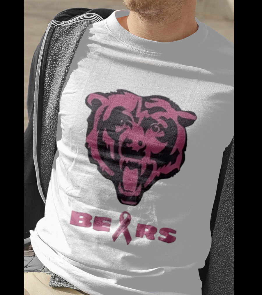 Chicago Bears Real Fans Wear Pink Breast Cancer Awareness 2026 T-Shirt