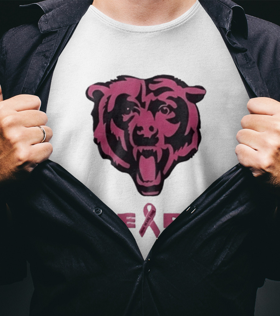 Chicago Bears Real Fans Wear Pink Breast Cancer Awareness 2026 T-Shirt