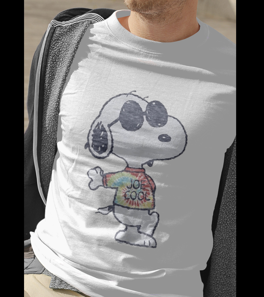 Joe Cool Snoopy Tie Dye Peanuts T-Shirt