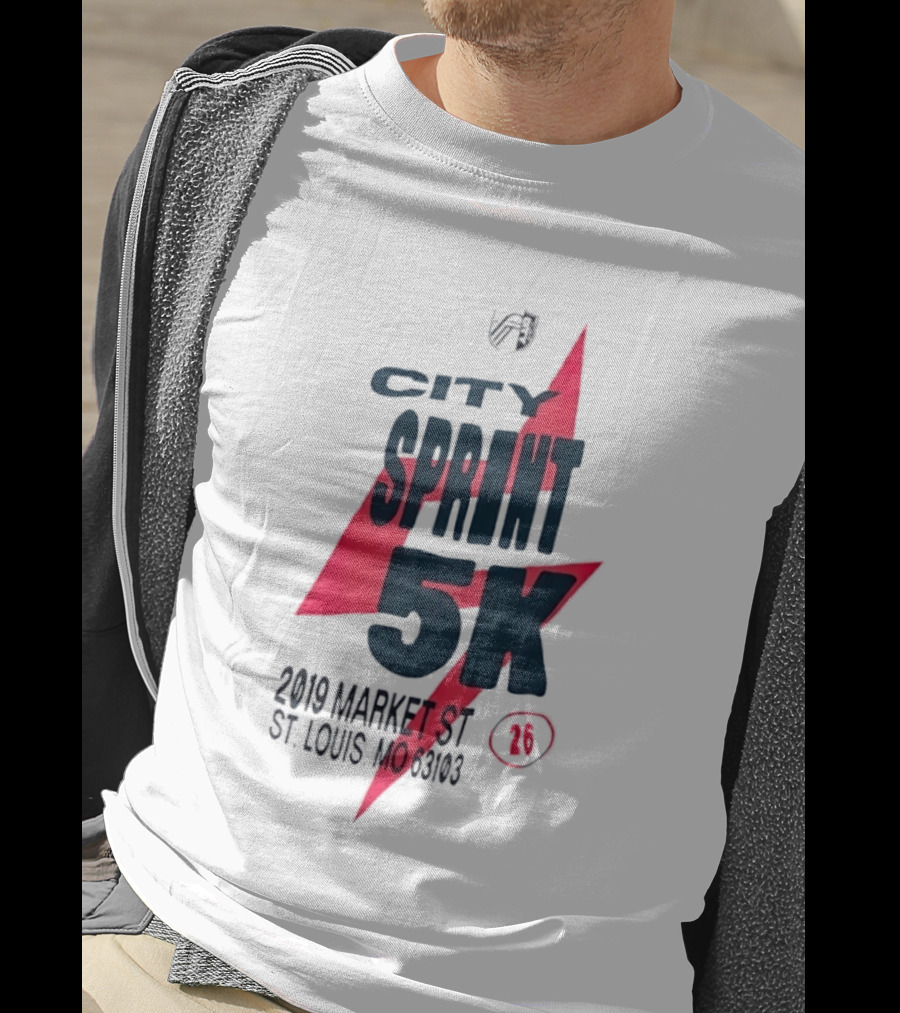City Sprint 5K 2019 Market St St Louis MO 63103 26 T-Shirt