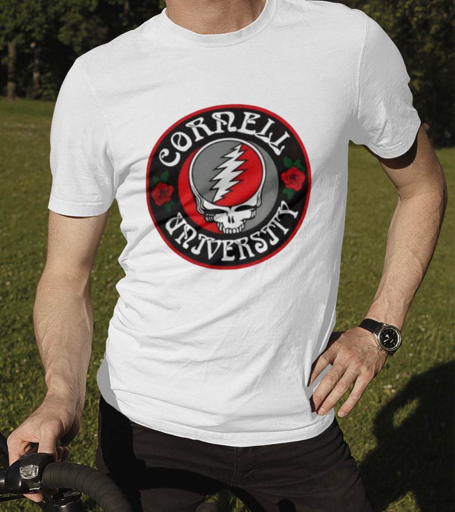 Cornell University Grateful Dead Steal Your Face Roses 2026 T-Shirt