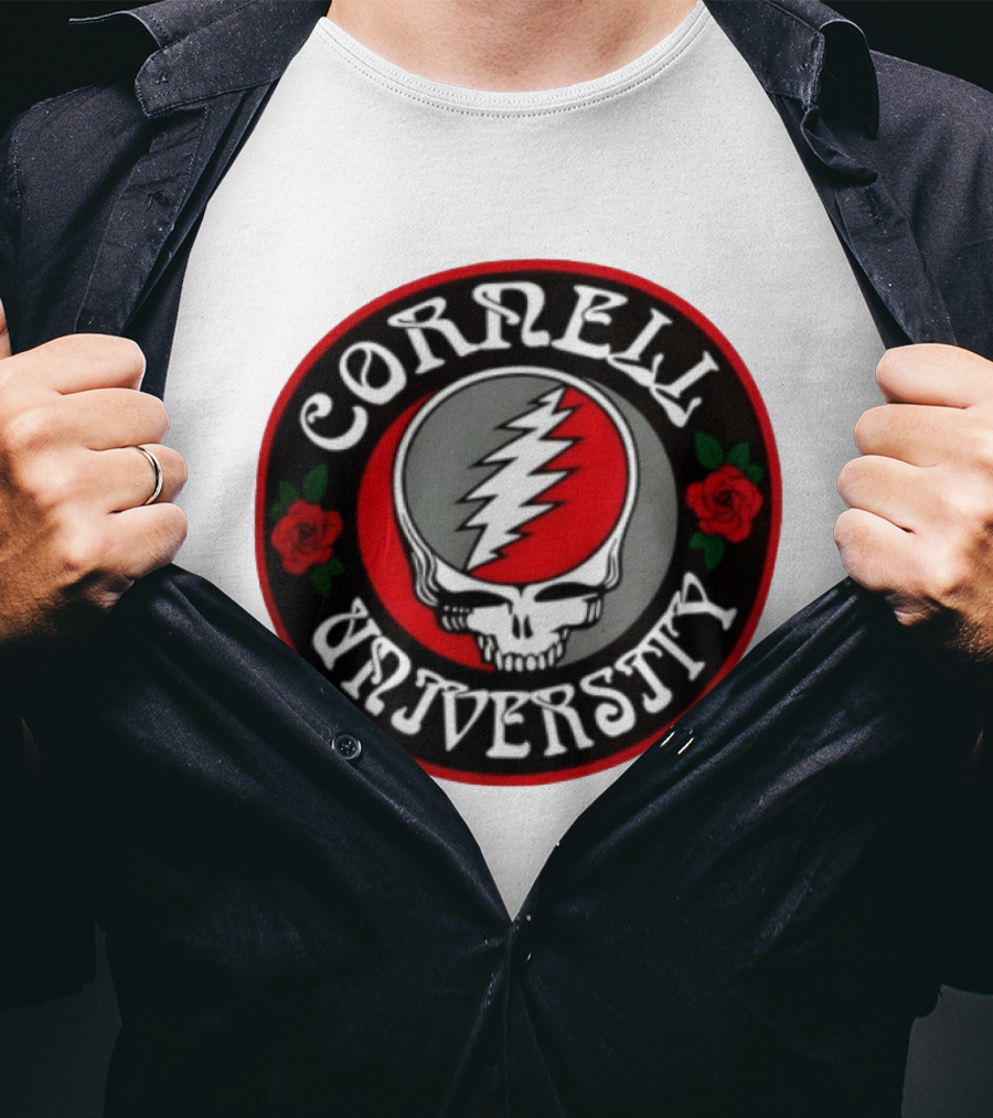 Cornell University Grateful Dead Steal Your Face Roses 2026 T-Shirt