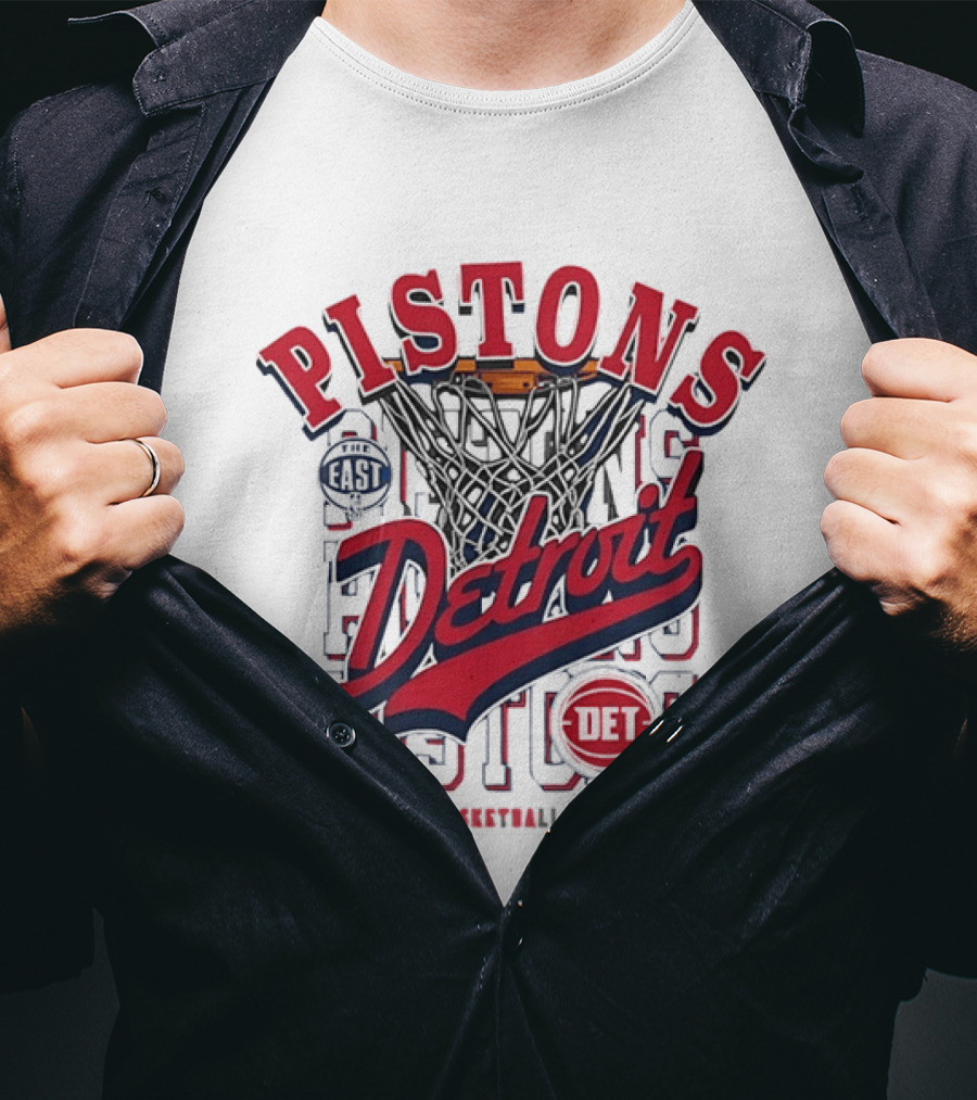Detroit Pistons The East National Basketball Association Basketball T-Shirt