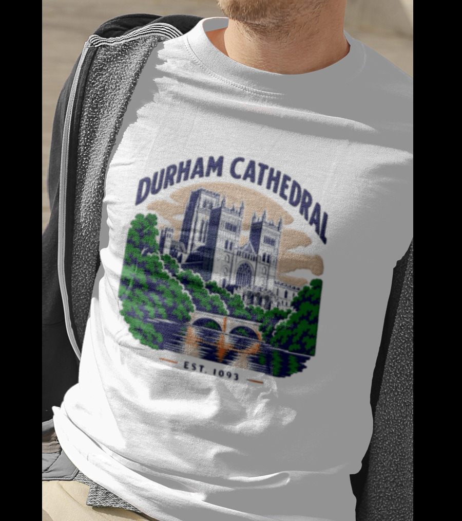 Durham Cathedral Est 1093 Iconic Landmark Travel Souvenir T-Shirt