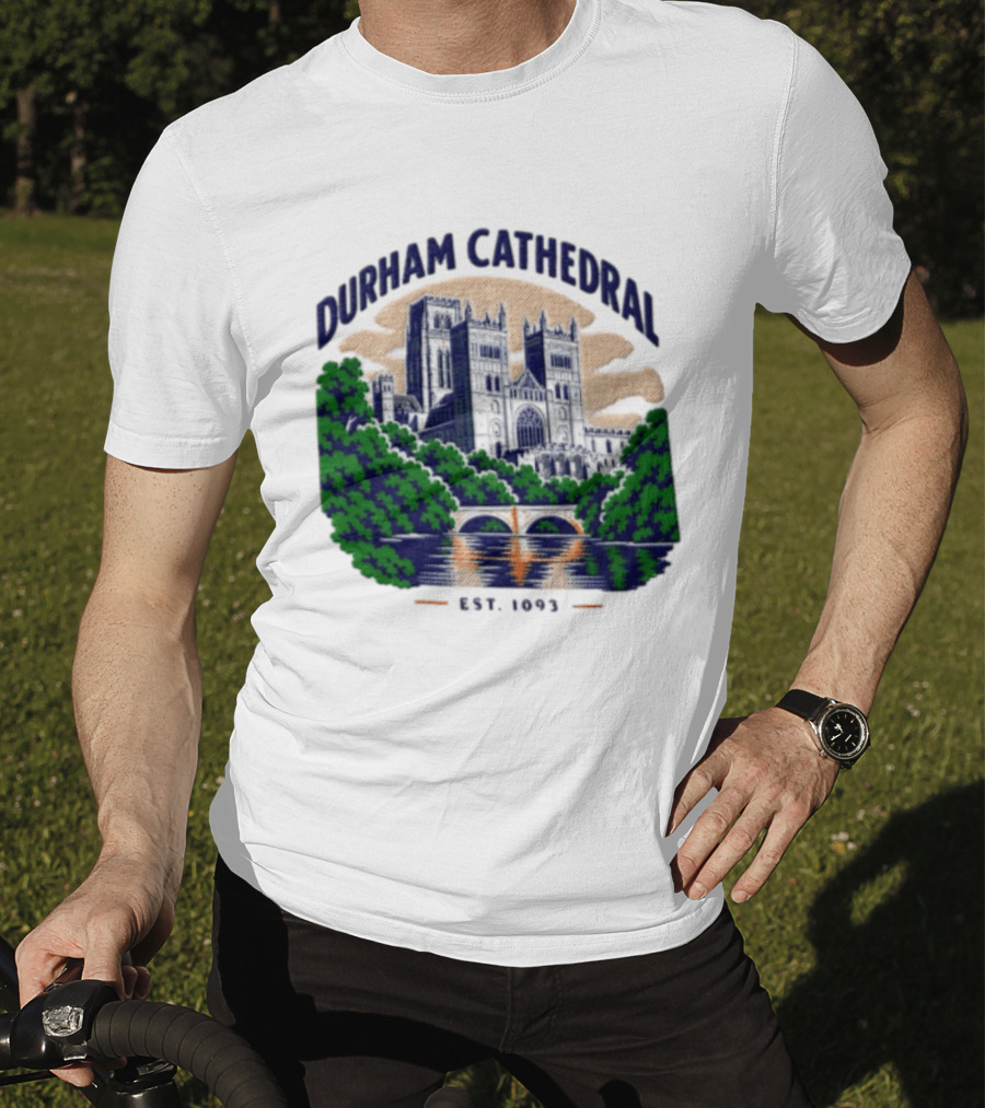 Durham Cathedral Est 1093 Iconic Landmark Travel Souvenir T-Shirt